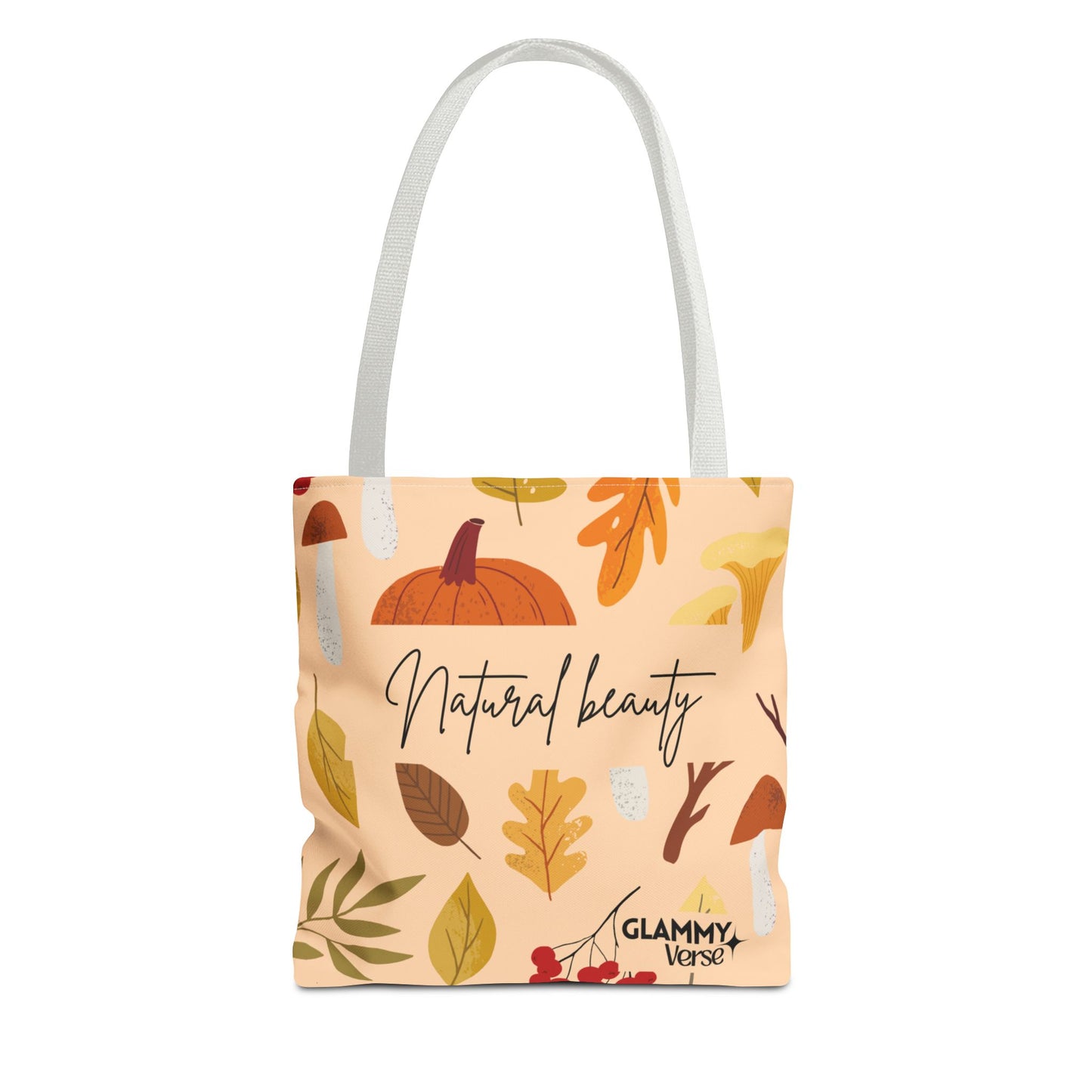 Autumn Floral Tote Bag, Eco-Friendly Shopping Tote, Fall Decor, Natural Beauty Bag, Perfect for Gifts and Daily Use - glammyverse