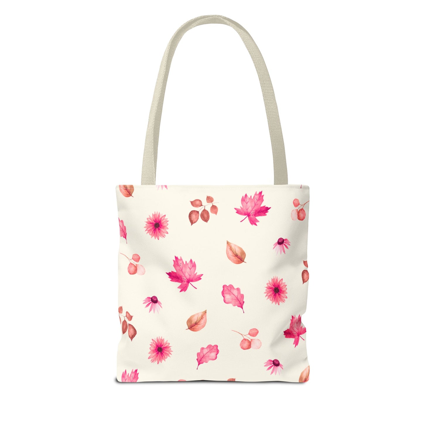 Whimsical Floral Tote Bag, Warm Horizon Art, Gift for Her, Everyday Use, Beach Bag, Shopping Bag, Fall Decor - glammyverse