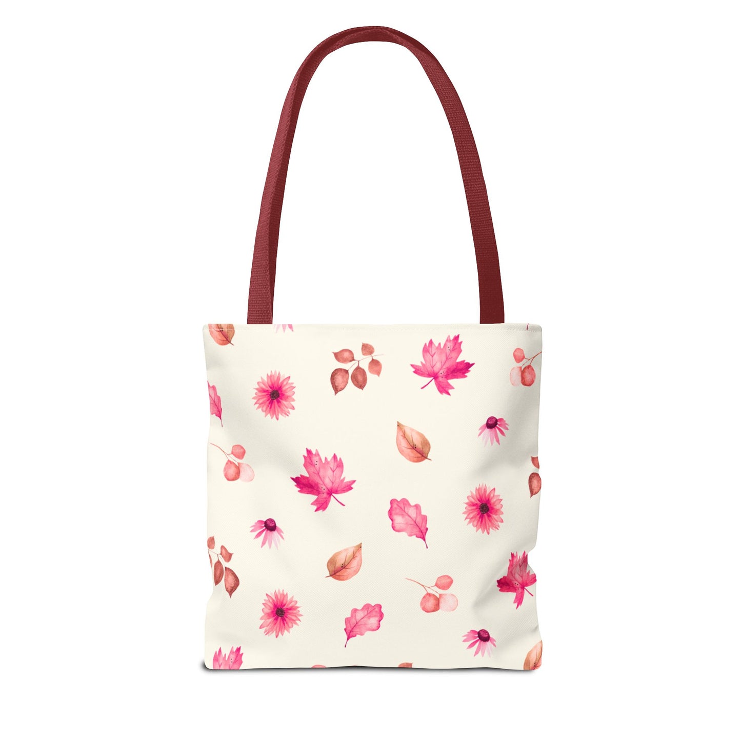 Whimsical Floral Tote Bag, Warm Horizon Art, Gift for Her, Everyday Use, Beach Bag, Shopping Bag, Fall Decor - glammyverse