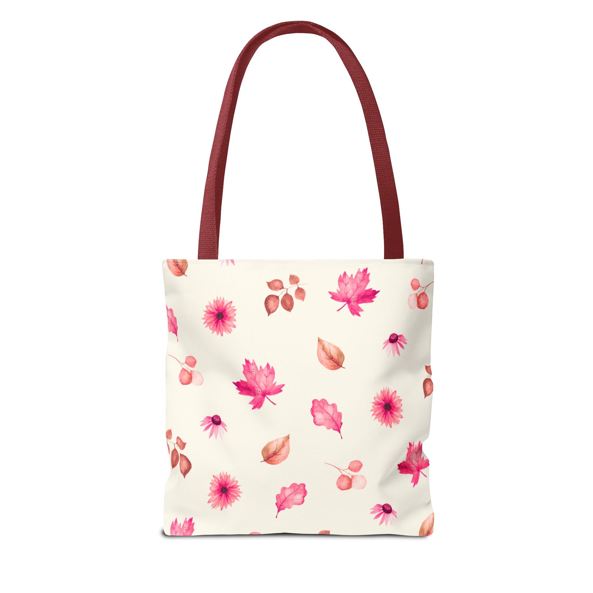 Whimsical Floral Tote Bag, Warm Horizon Art, Gift for Her, Everyday Use, Beach Bag, Shopping Bag, Fall Decor - glammyverse