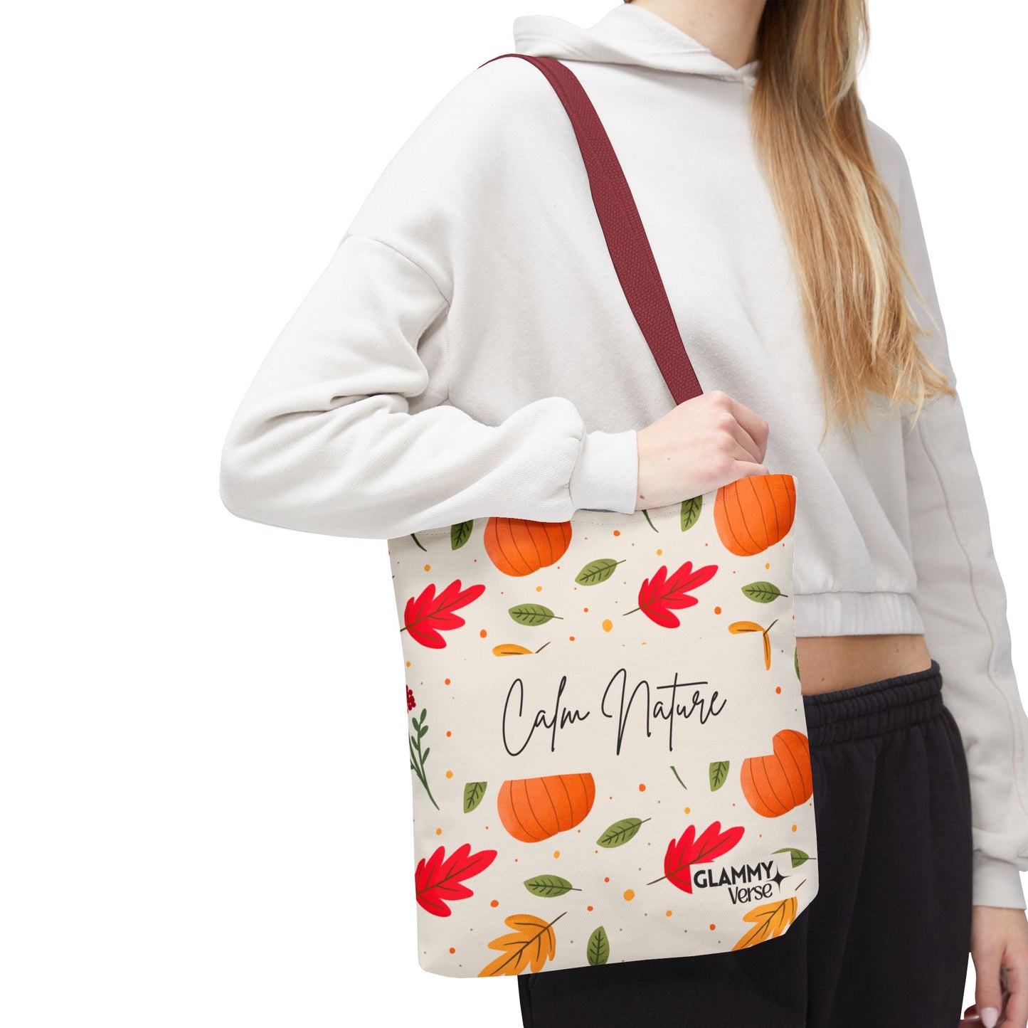 Autumn-Themed Tote Bag, Fall Market Bag, Eco-Friendly Shopping Tote, Harvest Tote, Seasonal Gift Bag, Everyday Carryall - glammyverse