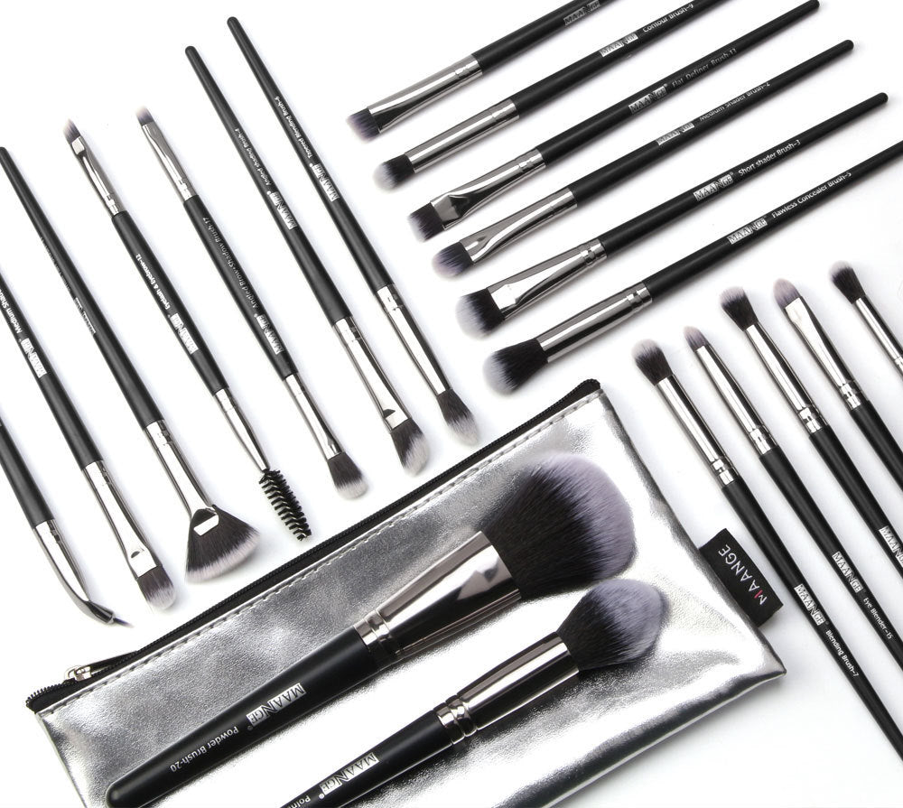 20pcs makeup brushes - glammyverse