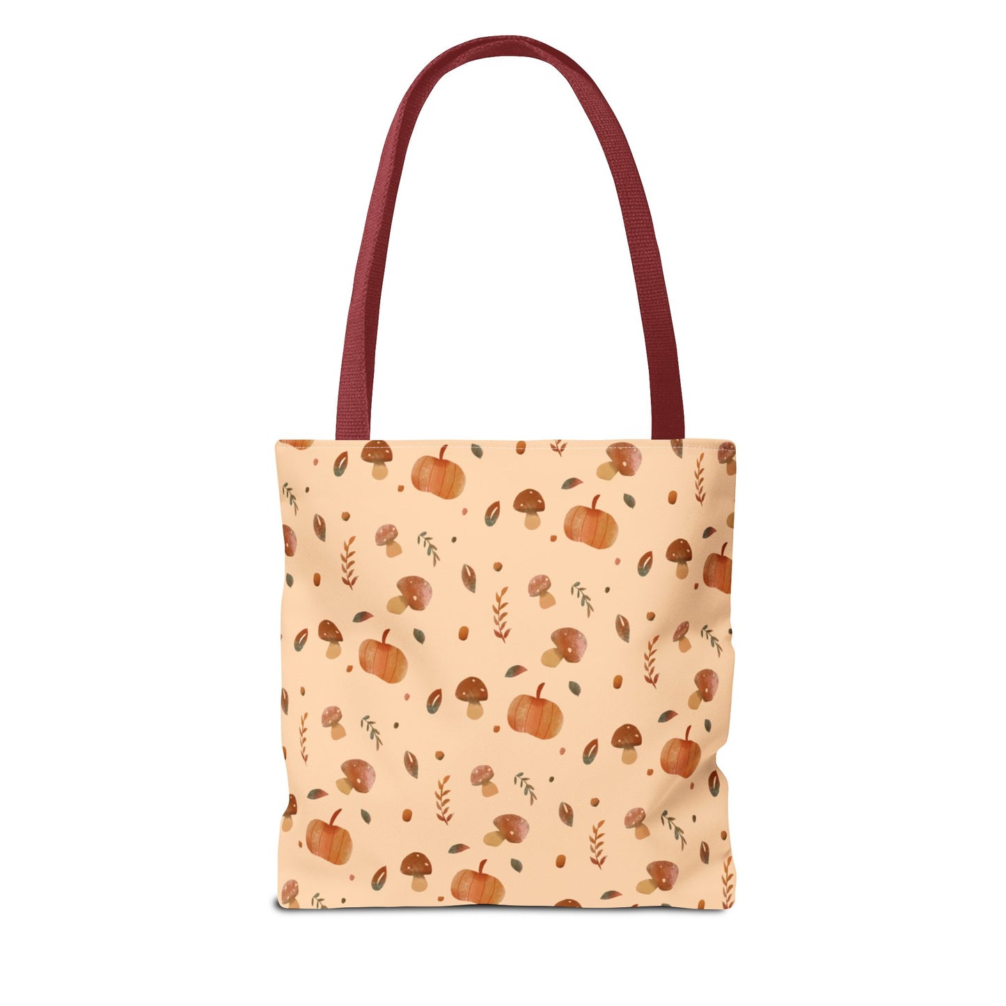 Earthy Spirit Tote Bag - Autumn AOP Bag, Eco-Friendly Shopping, Fall Tote, Pumpkin Harvest, Nature Lover Gift - glammyverse