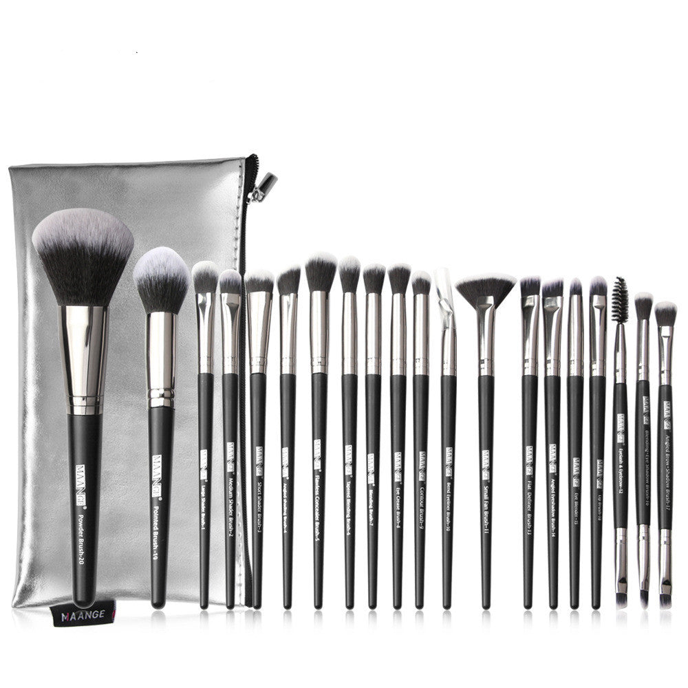 20pcs makeup brushes - glammyverse