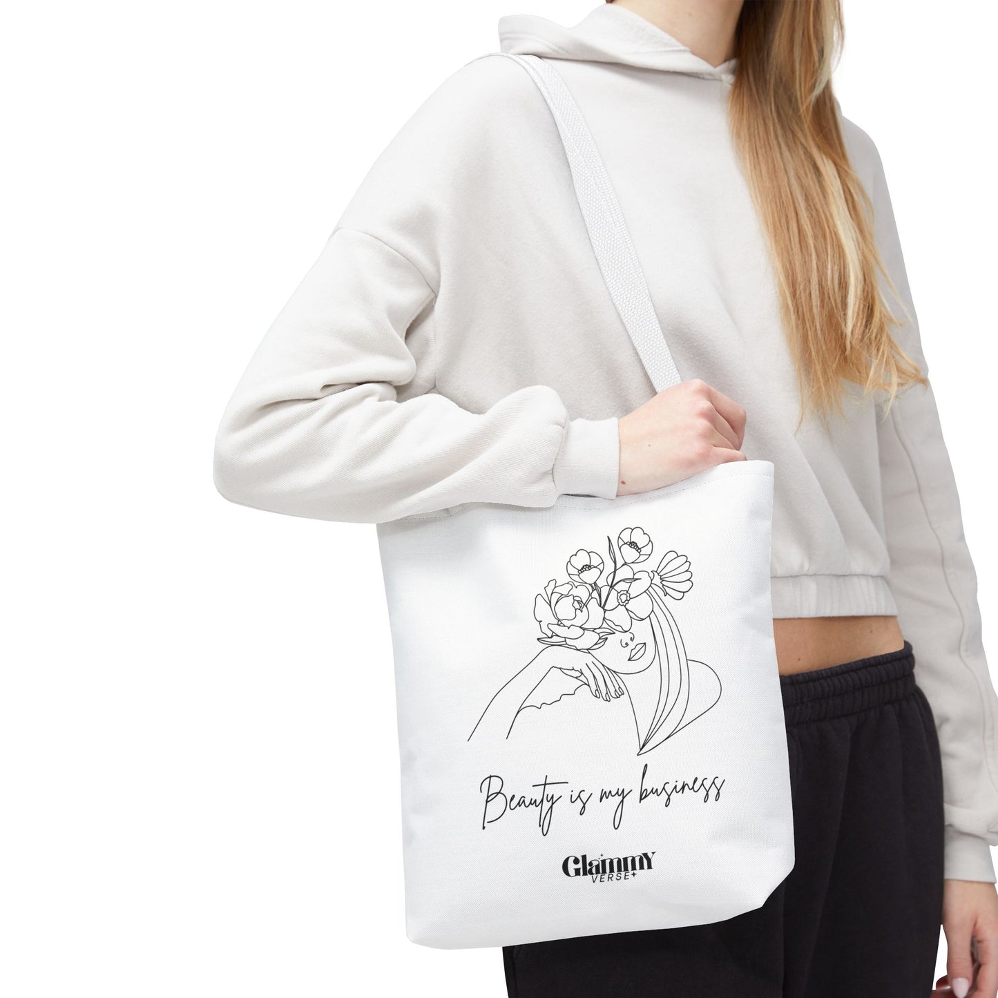 Chic Beauty Tote Bag - 'Beauty is my Business' - Glammy Verse