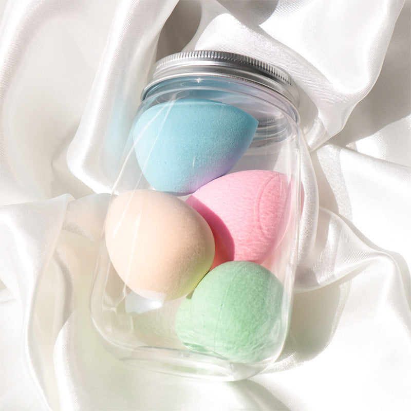 Canned Powder Puff Beauty Egg Box Makeup Sponge Set - glammyverse