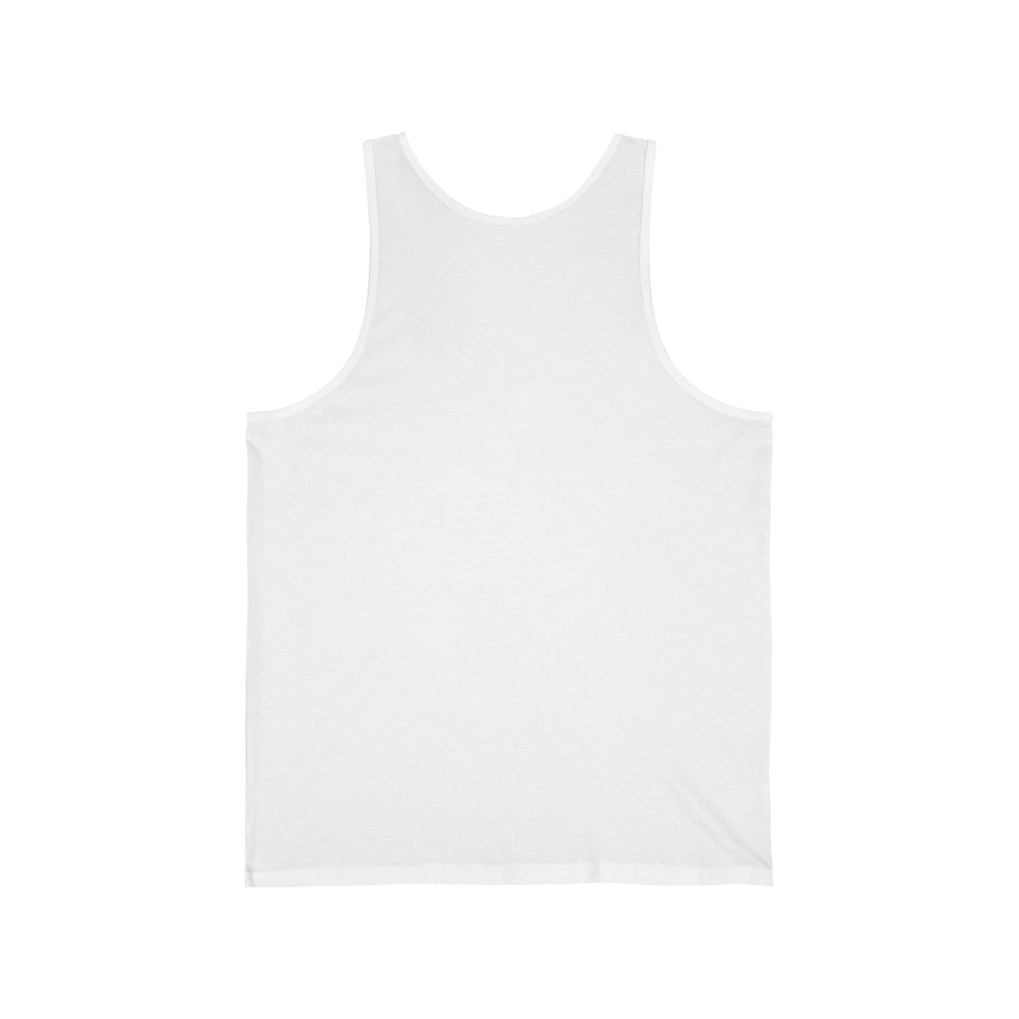 Beauty in My Imperfection Unisex Jersey Tank - Minimalist Floral Line Art Tee