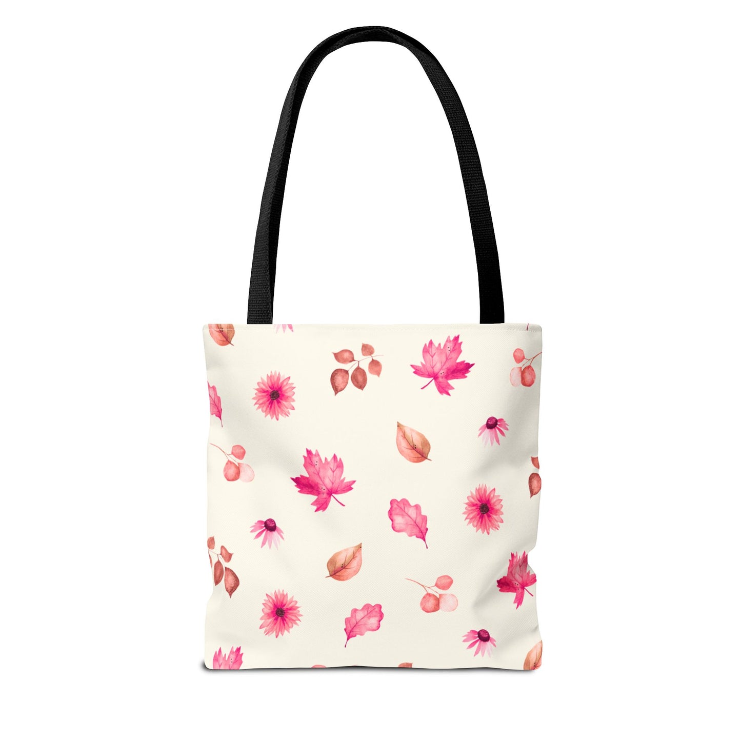 Whimsical Floral Tote Bag, Warm Horizon Art, Gift for Her, Everyday Use, Beach Bag, Shopping Bag, Fall Decor - glammyverse