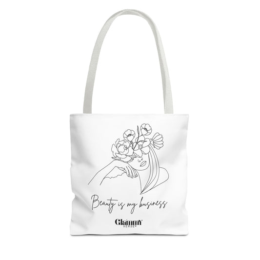 Chic Beauty Tote Bag - 'Beauty is my Business' - Glammy Verse