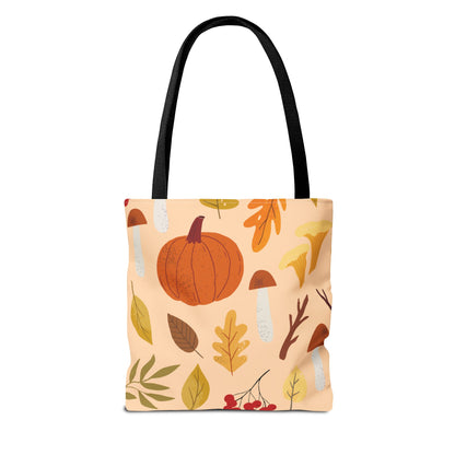Autumn Floral Tote Bag, Eco-Friendly Shopping Tote, Fall Decor, Natural Beauty Bag, Perfect for Gifts and Daily Use - glammyverse