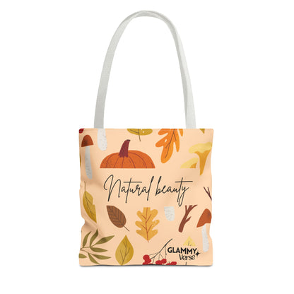 Autumn Floral Tote Bag, Eco-Friendly Shopping Tote, Fall Decor, Natural Beauty Bag, Perfect for Gifts and Daily Use - glammyverse