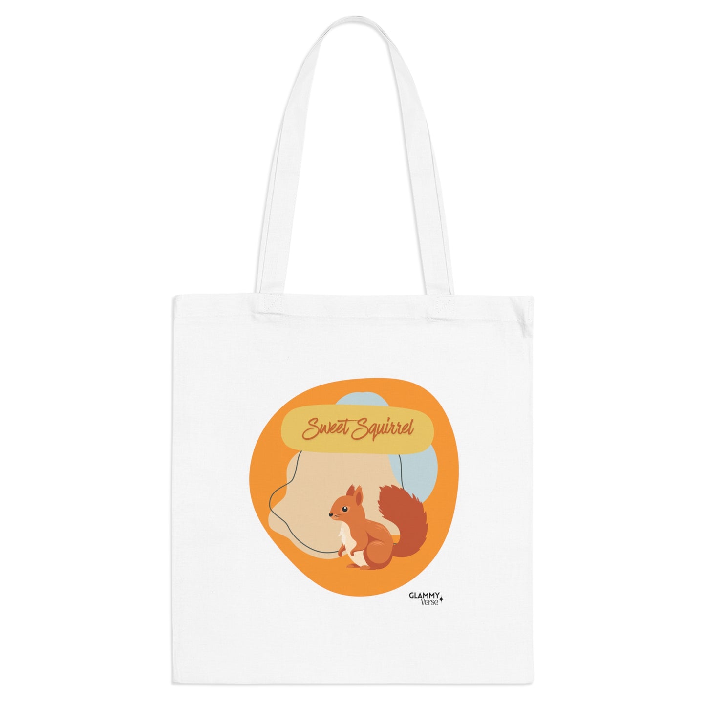 Whimsical Squirrel Tote Bag – Eco-Friendly, Grocery Shopper, Gift for Nature Lovers, Fun Designs, Reusable Bag - glammyverse