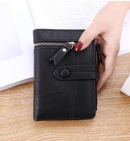 Short PU Leather Wallet for Women – Compact, Stylish & Functional