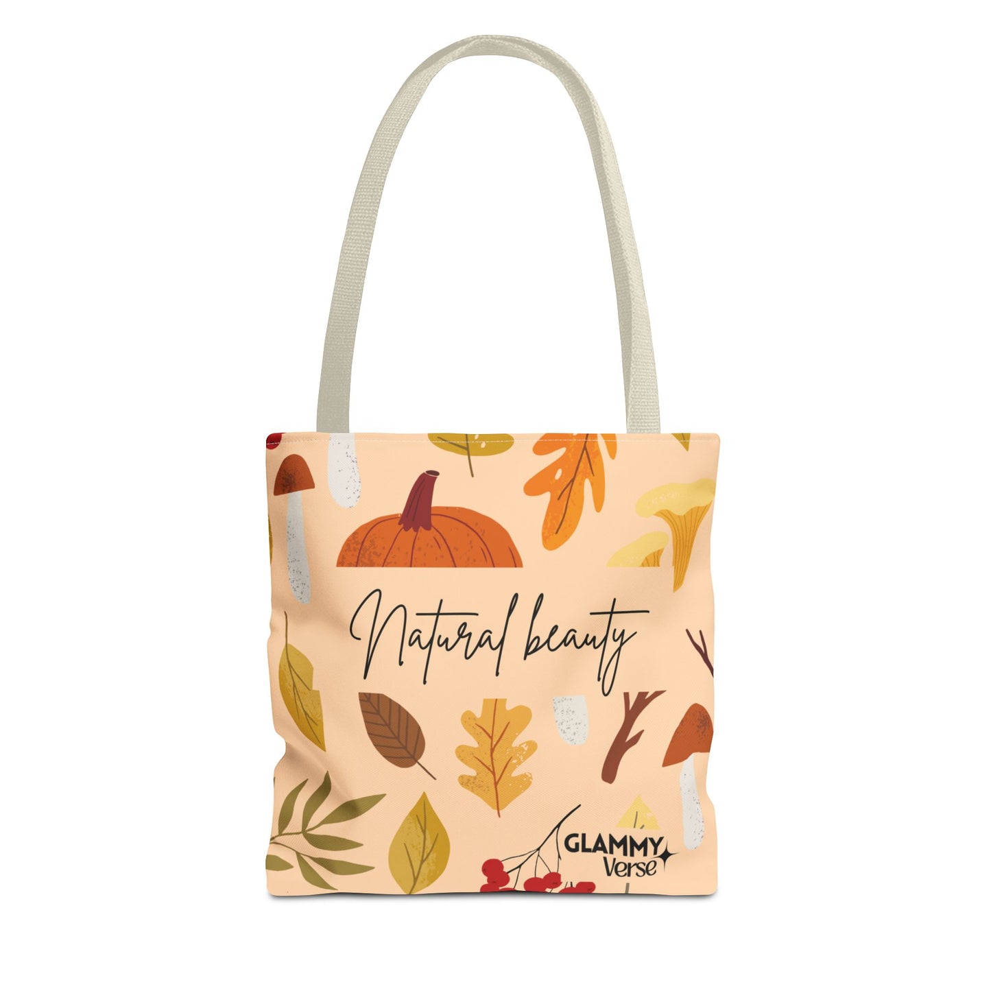 Autumn Floral Tote Bag, Eco-Friendly Shopping Tote, Fall Decor, Natural Beauty Bag, Perfect for Gifts and Daily Use - glammyverse