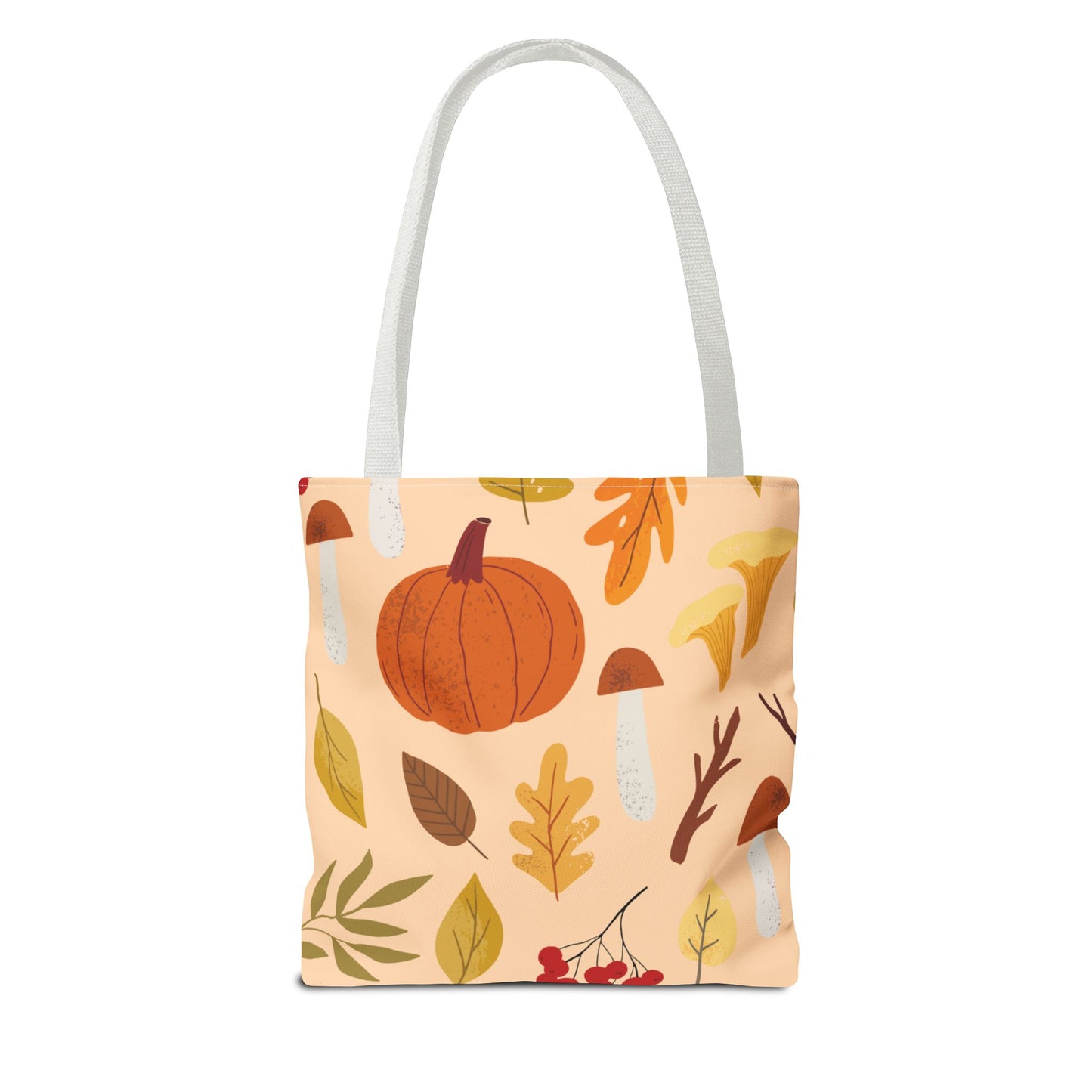 Autumn Floral Tote Bag, Eco-Friendly Shopping Tote, Fall Decor, Natural Beauty Bag, Perfect for Gifts and Daily Use - glammyverse