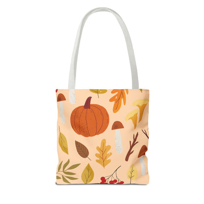 Autumn Floral Tote Bag, Eco-Friendly Shopping Tote, Fall Decor, Natural Beauty Bag, Perfect for Gifts and Daily Use - glammyverse