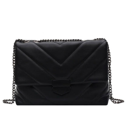 Women's Shoulder Bag – Stylish Chain Bag with PU Leather Finish