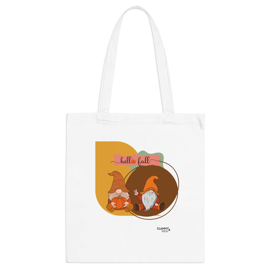 Autumn Gnome Tote Bag - Perfect for Fall Festivals, Pumpkin Picking, Shopping, or Eco-Friendly Gift - glammyverse
