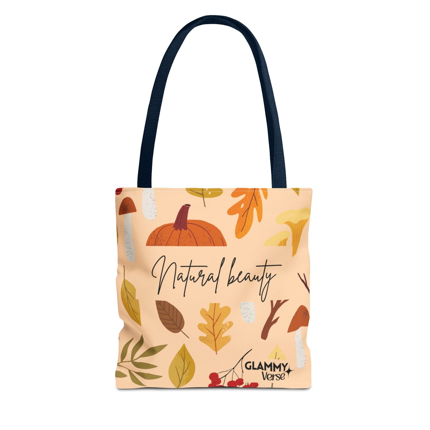 Autumn Floral Tote Bag, Eco-Friendly Shopping Tote, Fall Decor, Natural Beauty Bag, Perfect for Gifts and Daily Use - glammyverse