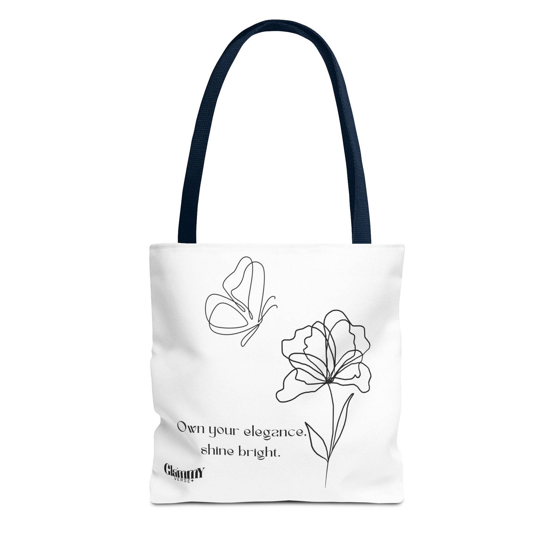 Embroidered Polyester Tote Bag – Stylish, Durable & Gift-Ready - glammyverse