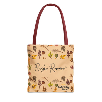 Rustic Romance Tote Bag | Fall Leaves Design, Boho Chic Bag, Eco-Friendly Shopping Tote, Gift for Nature Lovers, Autumn Accessory - glammyverse