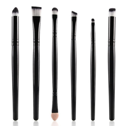 6PCS eye makeup cosmetics Brushes Set for Eyeshadow eyebrow lip eyeliner brush beauty make up tools