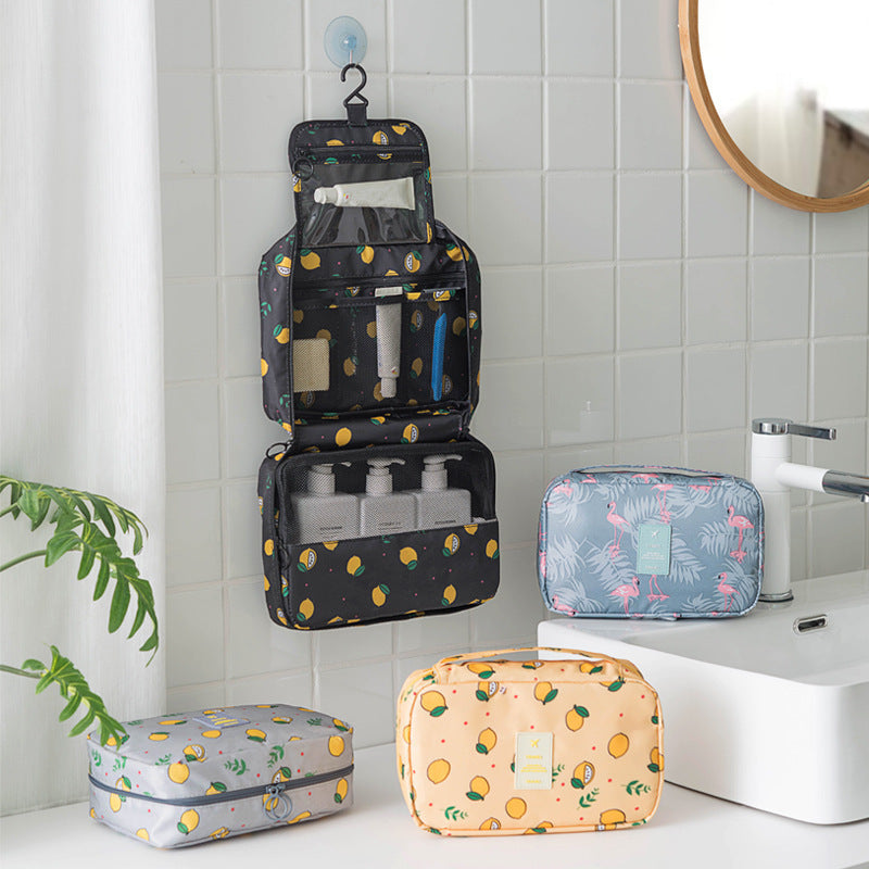 Hanging Wash Bag – Travel & Bathroom Storage Bag in Stylish Designs - glammyverse