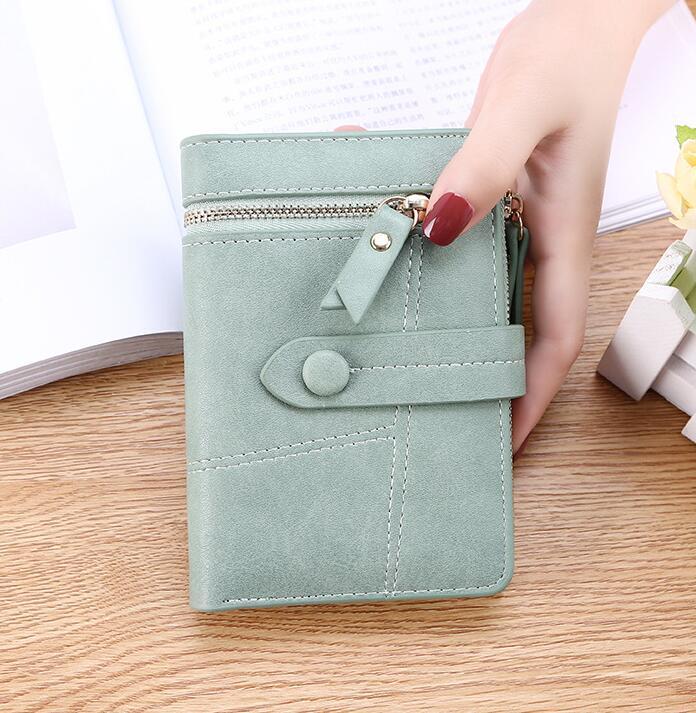 Short PU Leather Wallet for Women – Compact, Stylish & Functional - glammyverse