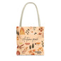 Autumn Peace Tote Bag, Fall Floral Tote, Eco-Friendly Shopping Bag, Reusable Grocery Bag, Seasonal Gift for Him/Her - glammyverse