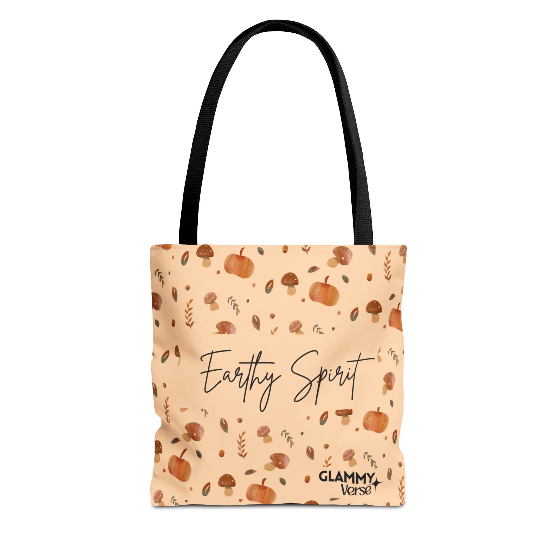 Earthy Spirit Tote Bag - Autumn AOP Bag, Eco-Friendly Shopping, Fall Tote, Pumpkin Harvest, Nature Lover Gift - glammyverse