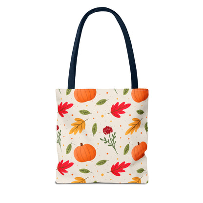 Autumn-Themed Tote Bag, Fall Market Bag, Eco-Friendly Shopping Tote, Harvest Tote, Seasonal Gift Bag, Everyday Carryall - glammyverse