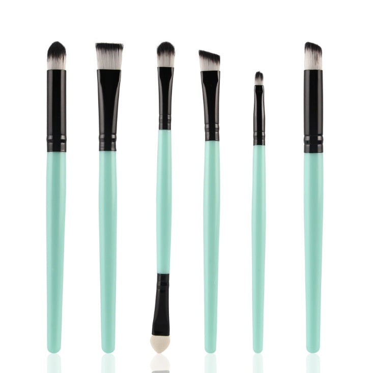 Professional Makeup Brush Set – Nylon Bristles & Wooden Handles - glammyverse