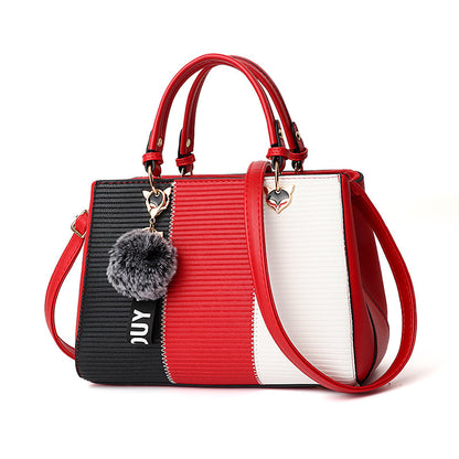 Damen Patchwork-Handtasche – Crossbody- & Schultertasche
