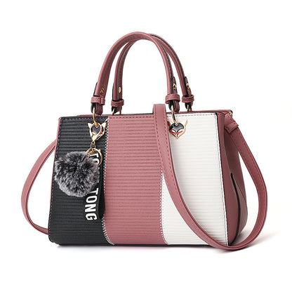 Damen Patchwork-Handtasche – Crossbody- & Schultertasche