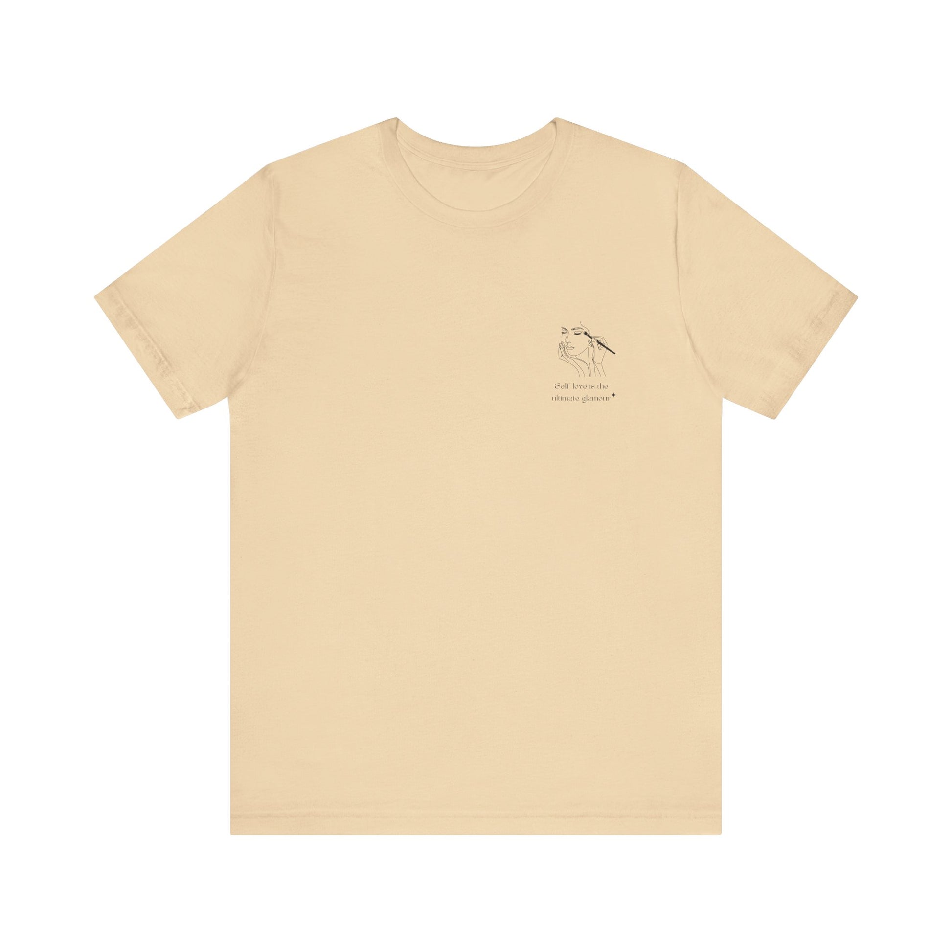 Minimalist Unisex Short Sleeve Tee - Nature Inspired Graphic - glammyverse
