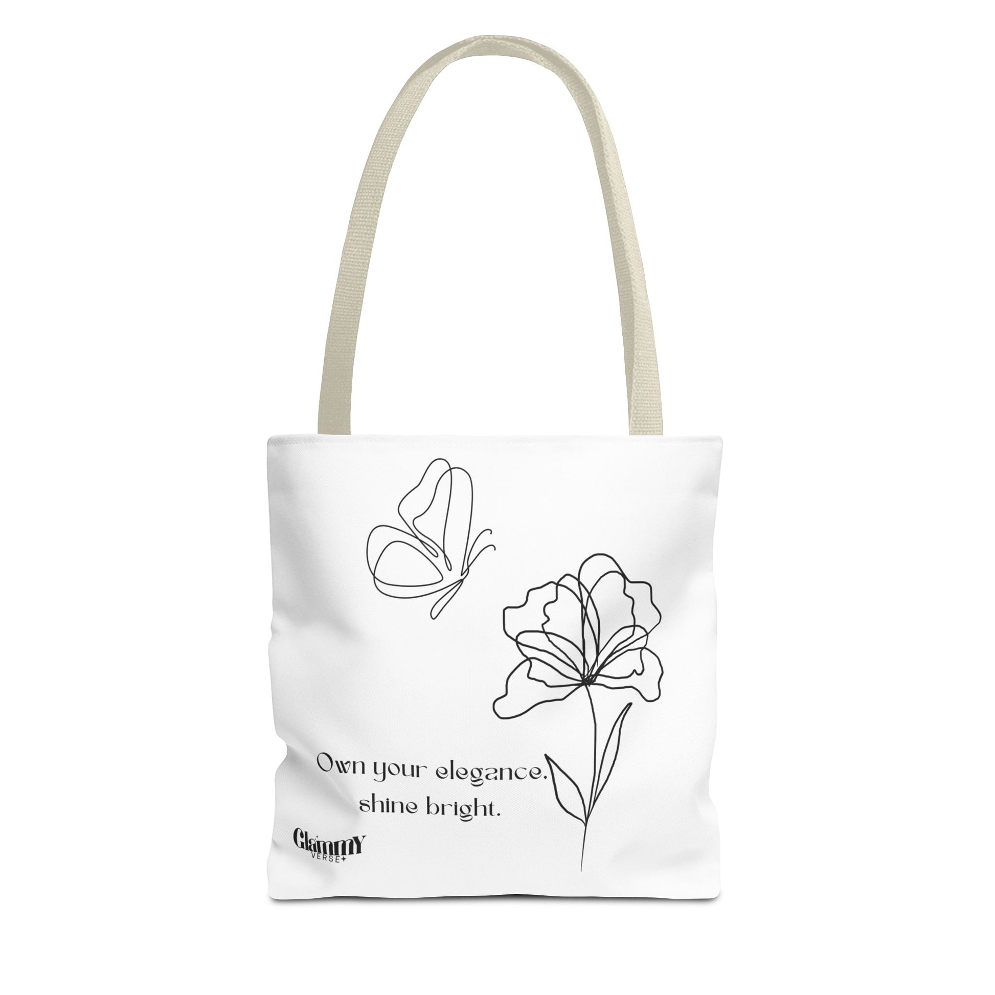 Embroidered Polyester Tote Bag – Stylish, Durable & Gift-Ready - glammyverse