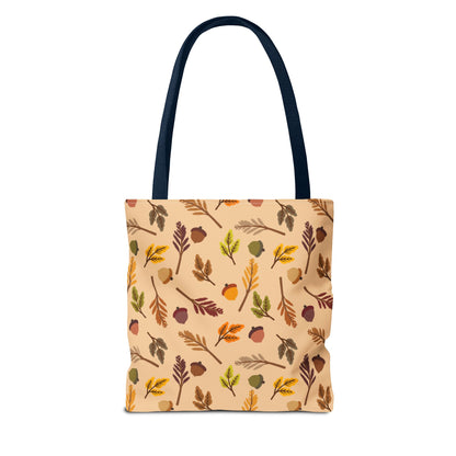 Rustic Romance Tote Bag | Fall Leaves Design, Boho Chic Bag, Eco-Friendly Shopping Tote, Gift for Nature Lovers, Autumn Accessory - glammyverse