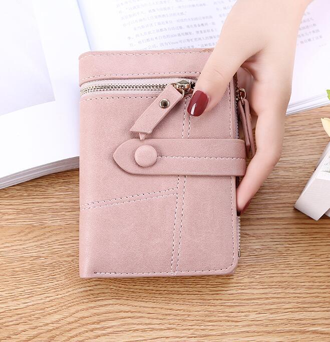 Short PU Leather Wallet for Women – Compact, Stylish & Functional - glammyverse