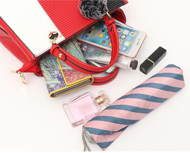 Damen Patchwork-Handtasche – Crossbody- & Schultertasche