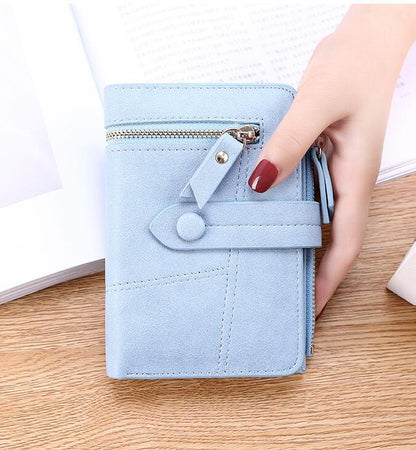 Short PU Leather Wallet for Women – Compact, Stylish & Functional