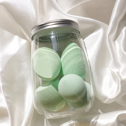 Canned Powder Puff Beauty Egg Box Makeup Sponge  Set - glammyverse