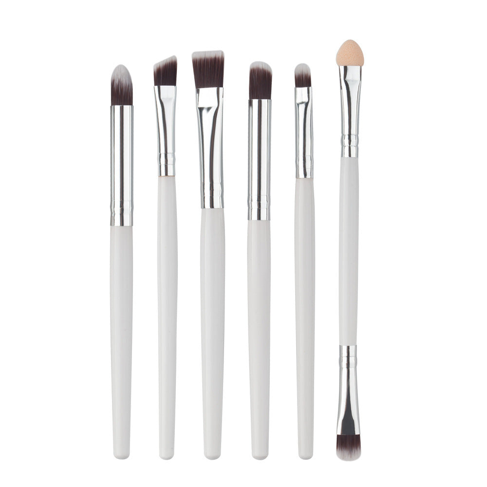 Professional Makeup Brush Set – Nylon Bristles & Wooden Handles - glammyverse