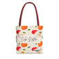 Autumn-Themed Tote Bag, Fall Market Bag, Eco-Friendly Shopping Tote, Harvest Tote, Seasonal Gift Bag, Everyday Carryall - glammyverse