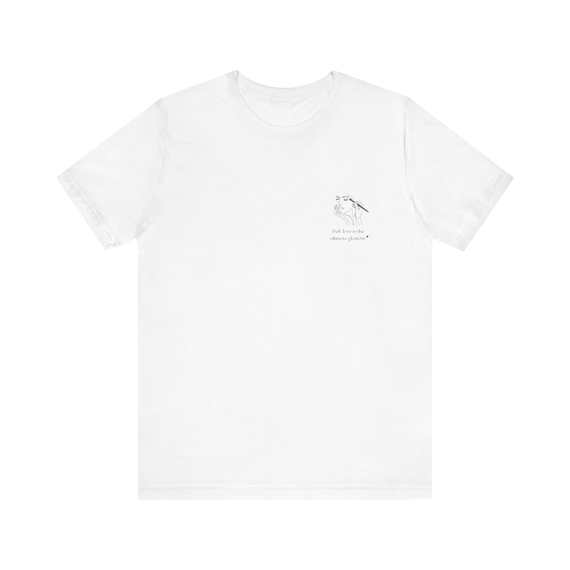 Minimalist Unisex Short Sleeve Tee - Nature Inspired Graphic - glammyverse