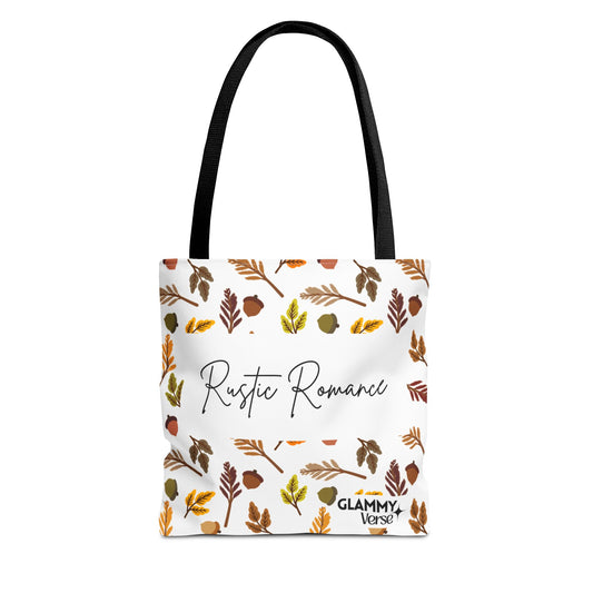 Rustic Romance Fall Tote Bag | Autumn Accessories, Eco-Friendly Shopping Bag, Gift for Her, Seasonal Style, Floral Carryall - glammyverse