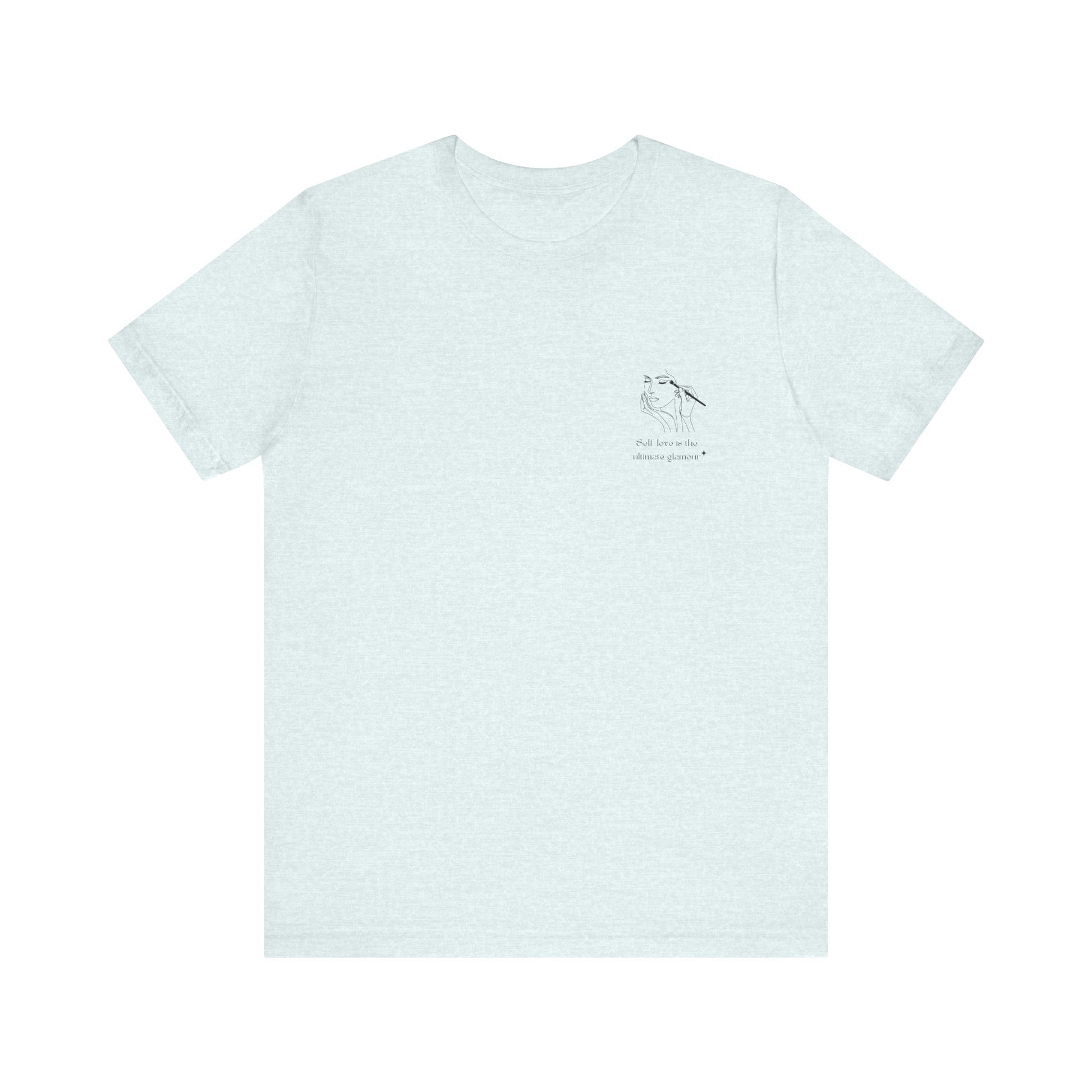 Minimalist Unisex Short Sleeve Tee - Nature Inspired Graphic - glammyverse