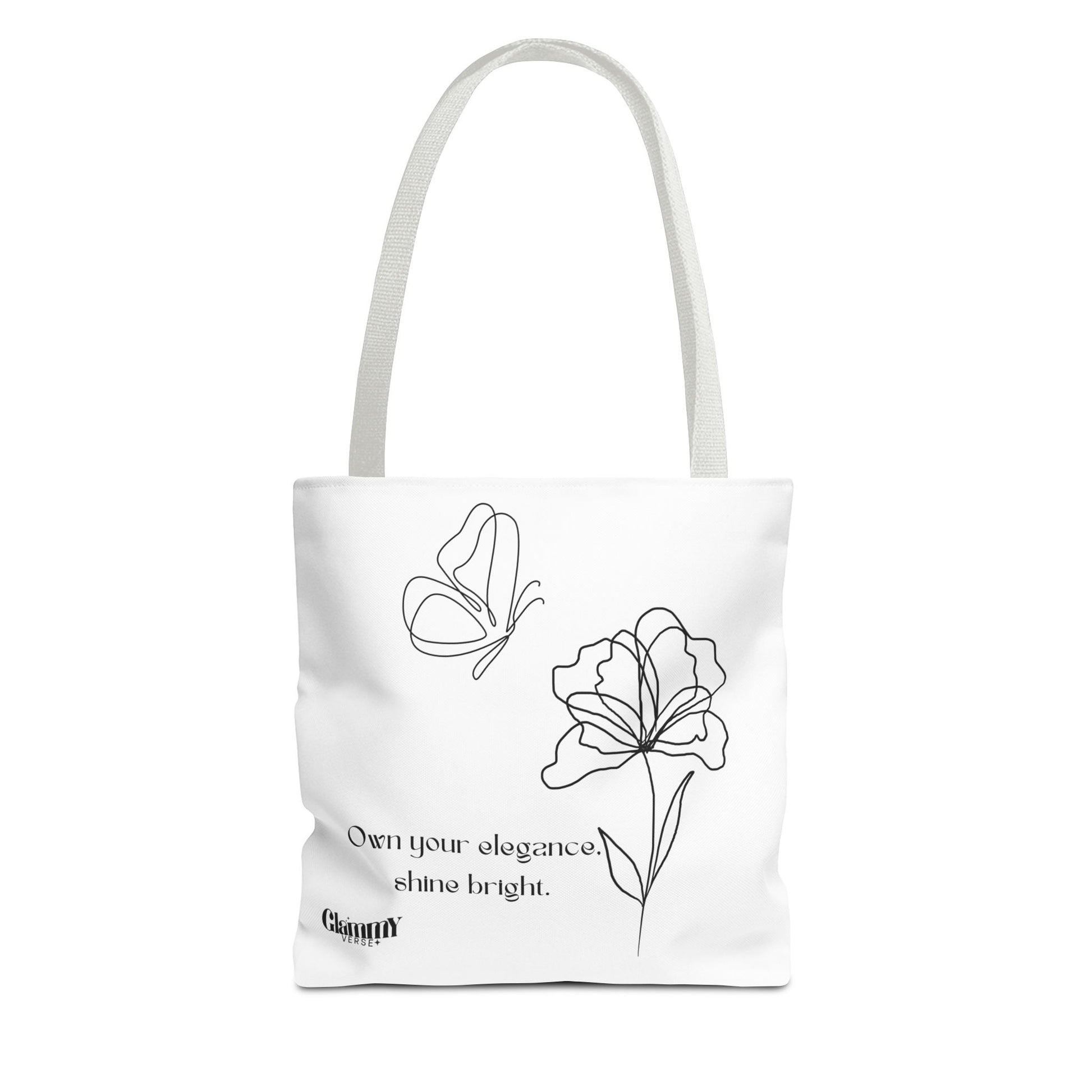 Embroidered Polyester Tote Bag – Stylish, Durable & Gift-Ready - glammyverse