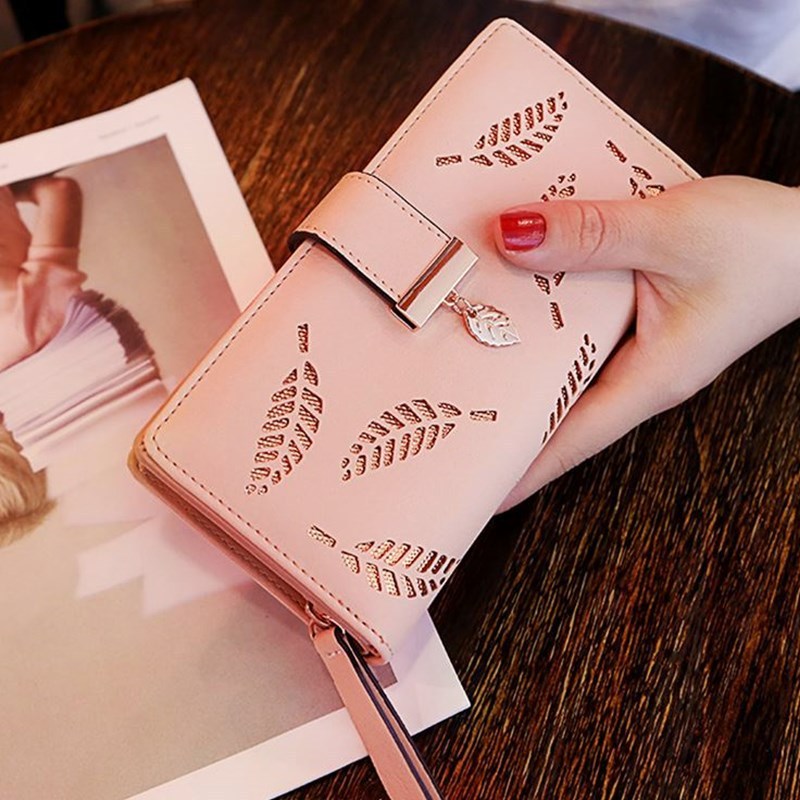 Large Women’s Wallet – Business Commuter Style with Zipper Pocket - glammyverse