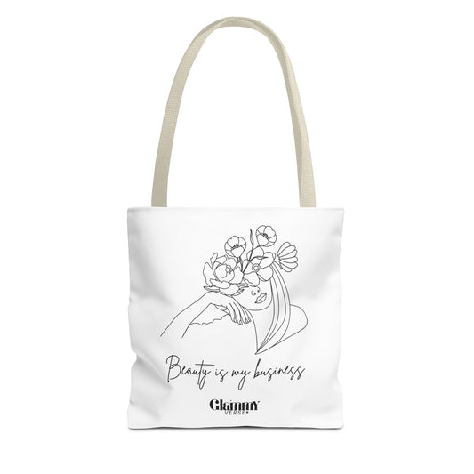 Chic Beauty Tote Bag - 'Beauty is my Business' - Glammy Verse