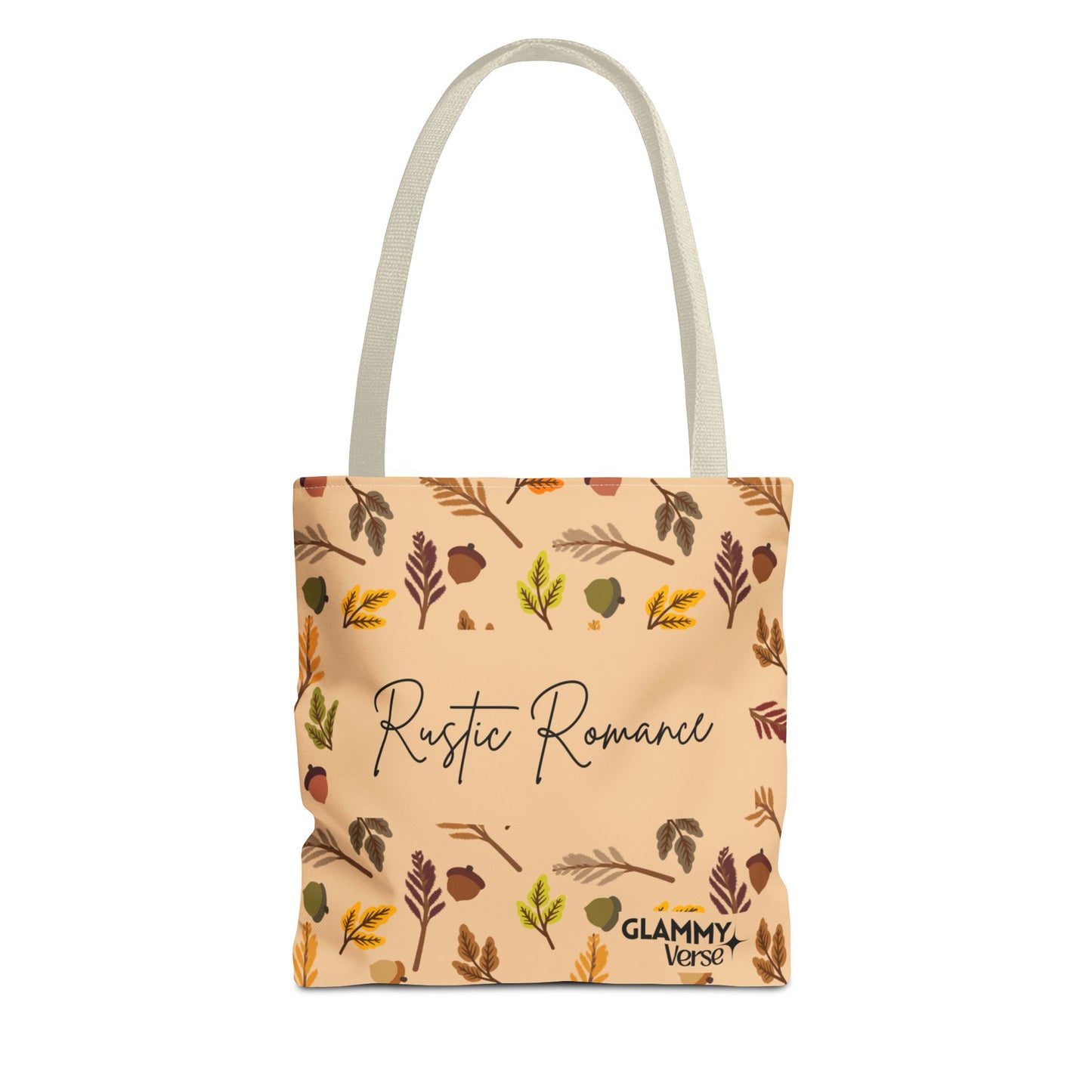 Rustic Romance Tote Bag | Fall Leaves Design, Boho Chic Bag, Eco-Friendly Shopping Tote, Gift for Nature Lovers, Autumn Accessory - glammyverse